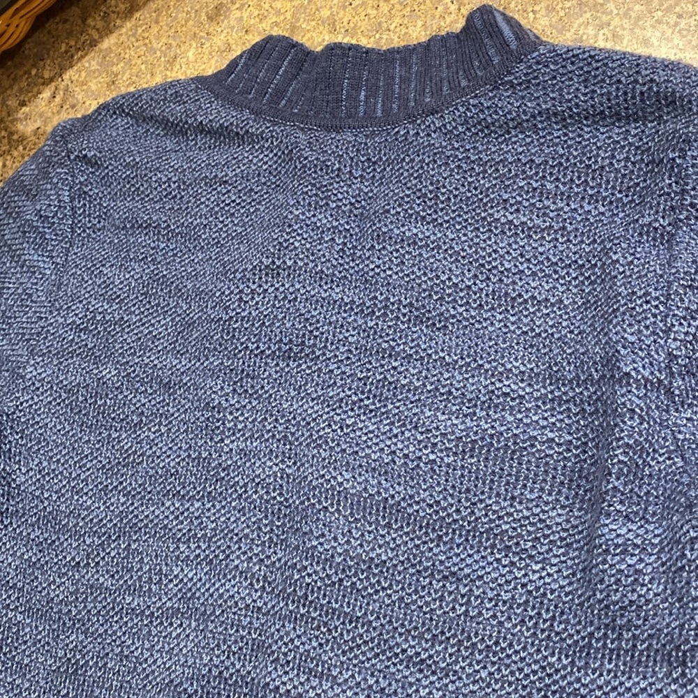 Horny Toad Blue Merino Wool Long Sleeve Sweater XS - Picture 11 of 15